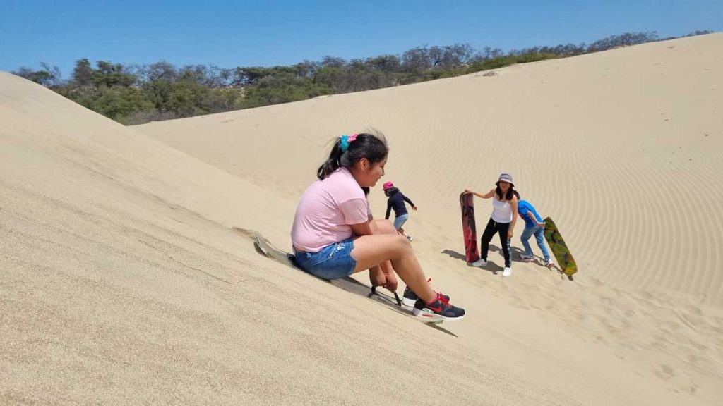 tour bosque Cañoncillo Sandboarding Pacasmayo Perú